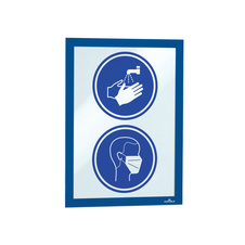 Rámeček samolepicí DURAFRAME® - A4 / tmavě modrá / 2 ks