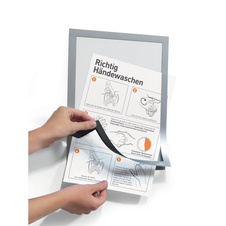 Rámeček samolepicí DURAFRAME® - A4 / stříbrná / 2 ks