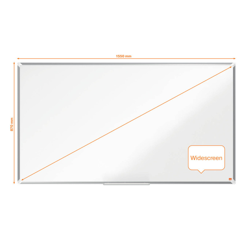 Tabule magnetická smaltovaná Nobo premium - 155 x 87 cm