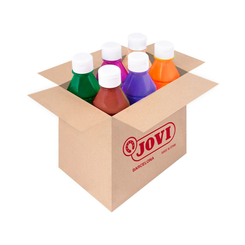 Tekuté temperové barvy JOVI PREMIUM - 6 x 250 ml