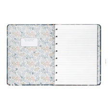 Blok Filofax Notebook Botanical modrá - A5/56l