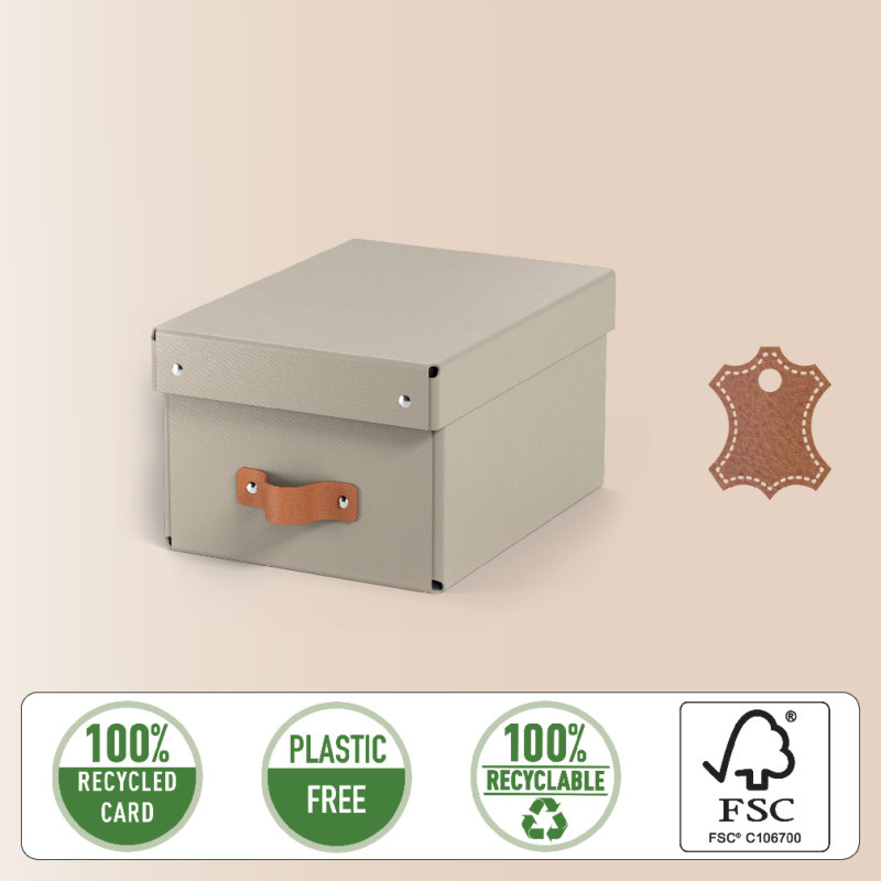 Úložný box Leitz Puro S - béžová / 2 ks