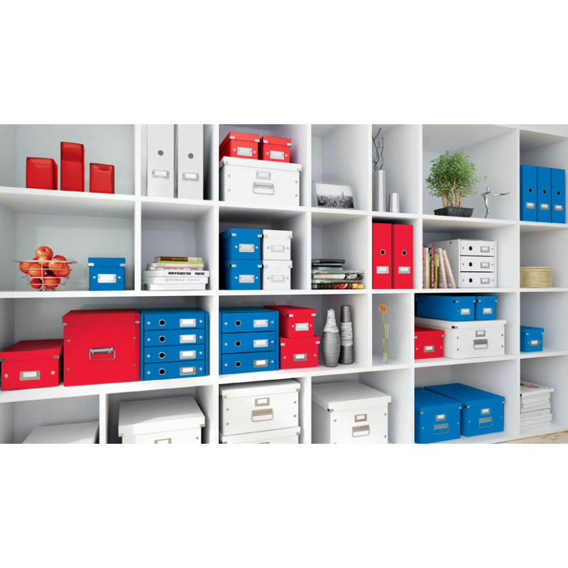 Univerzální krabice Leitz Click&Store - velikost M (A4) / červená