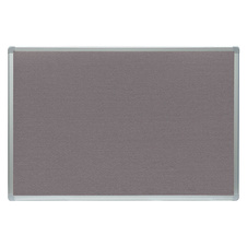Tabule filcová v hliníkovém rámu ARTA - 100 x 150 cm / šedá