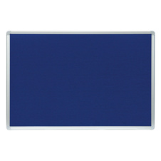 Tabule filcová v hliníkovém rámu ARTA - 90 x 120 cm / modrá