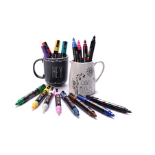 Posca popisovač / 2,5 mm - metal. fialová