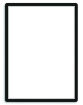 Kapsy samolepicí Magneto - 50 x 70 cm / černá / 1 ks