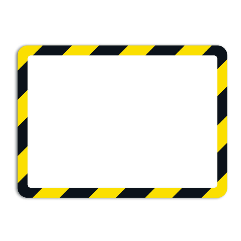 Kapsy Magneto bezpečnostní - A4 / žluto-černá/ 2 ks / magnetické