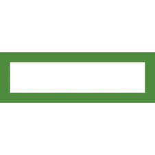 Magnetický informační rámeček LEAN A5/A4 - 230 x 75 mm / zelená / 10 ks