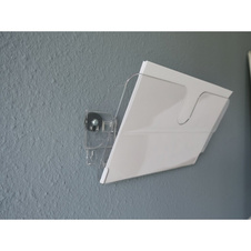 Držák na prospekty DURABLE magnetický - A4 čirý / na šířku