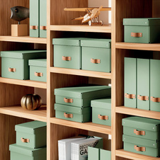 Úložný box Leitz Puro M - zelená / 2 ks