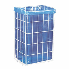 Koš na použité papírové ručníky - nerez bílá / 47 litrů