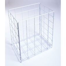 Koš na použité papírové ručníky - nerez bílá / 47 litrů