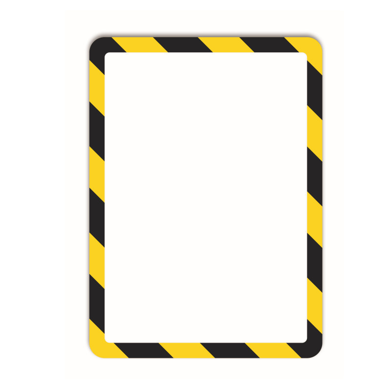 Kapsy Magneto bezpečnostní - A4 / žluto-černá/ 2 ks / samolepicí