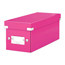 Krabice Leitz Click & Store - na CD / růžová