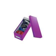 Krabice Leitz Click & Store - na CD / fialová