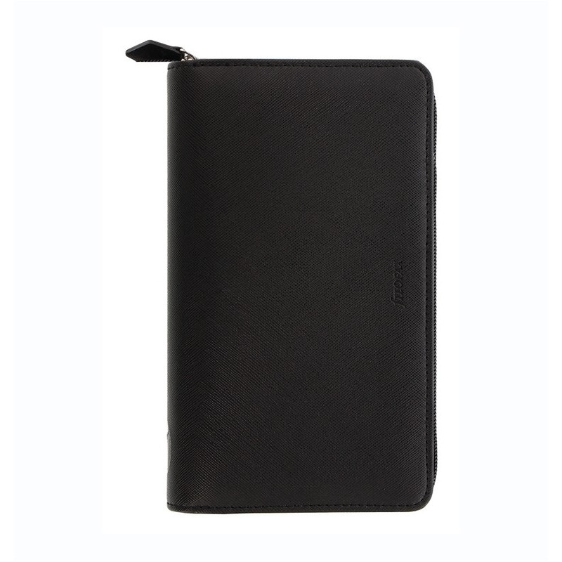 Filofax Saffiano ZIP Compact - osobní / černá