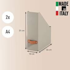 Stojan na spisy Leitz Puro - béžová / 2 ks