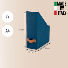 Stojan na spisy Leitz Puro - modrá / 2 ks