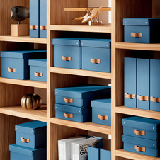 Stojan na spisy Leitz Puro - modrá / 2 ks