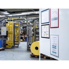 Kapsy Duraframe Magnetic A3 - červená / 5 ks