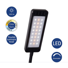 Lampa LED Maul pearly color vario stmívatelná - černá