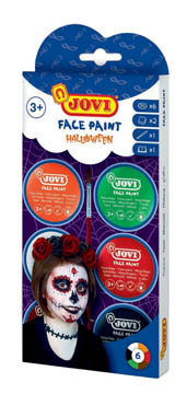 Obličejové barvy JOVI - 6 x 8 ml / halloween