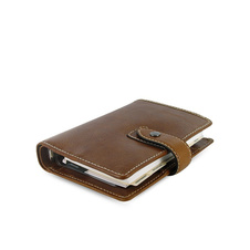 Diář Filofax Malden - kapesní / oříškově hnědá
