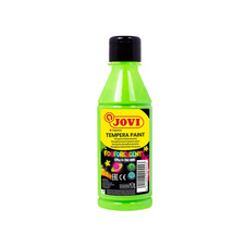 Tekuté temperové barvy JOVI PREMIUM v lahvi - 250 ml / neon zelená