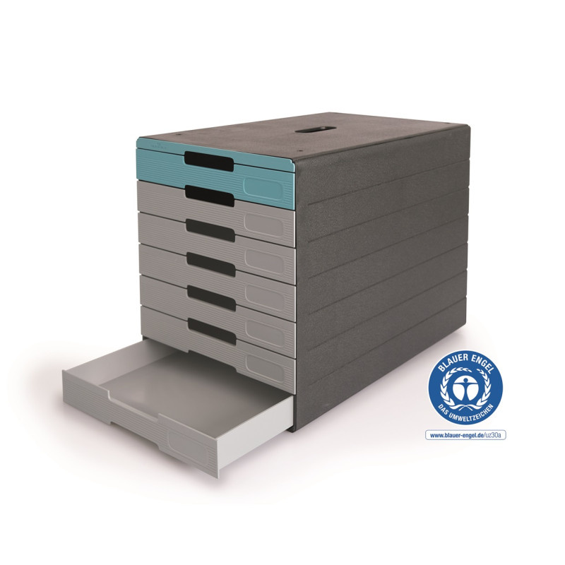 Zásuvkový box IDEALBOX PRO 7 - 7 zásuvek / modrá