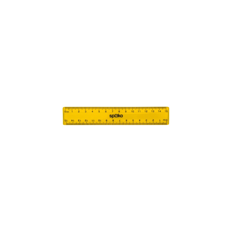 Pravítko SPOKO 15 cm - mix