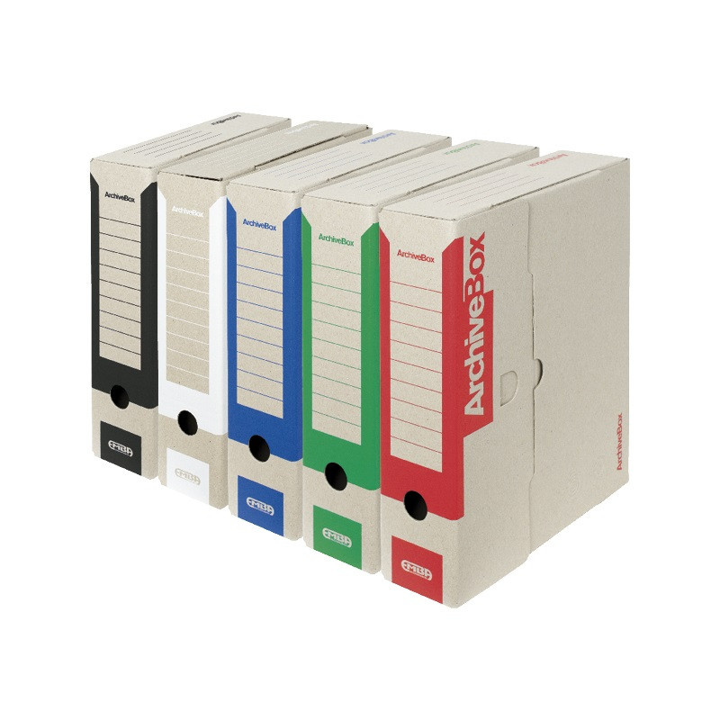 Archivní box Emba A4 hřbet 7,5 cm / zelená