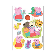 Omalovánky s nažehlovacími obrázky - Prasátko Peppa