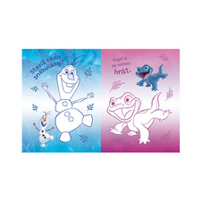 Omalovánky s nažehlovacími obrázky - Ledové království