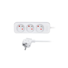 Prodlužovací přívody - 3 zásuvky / 1,5 m