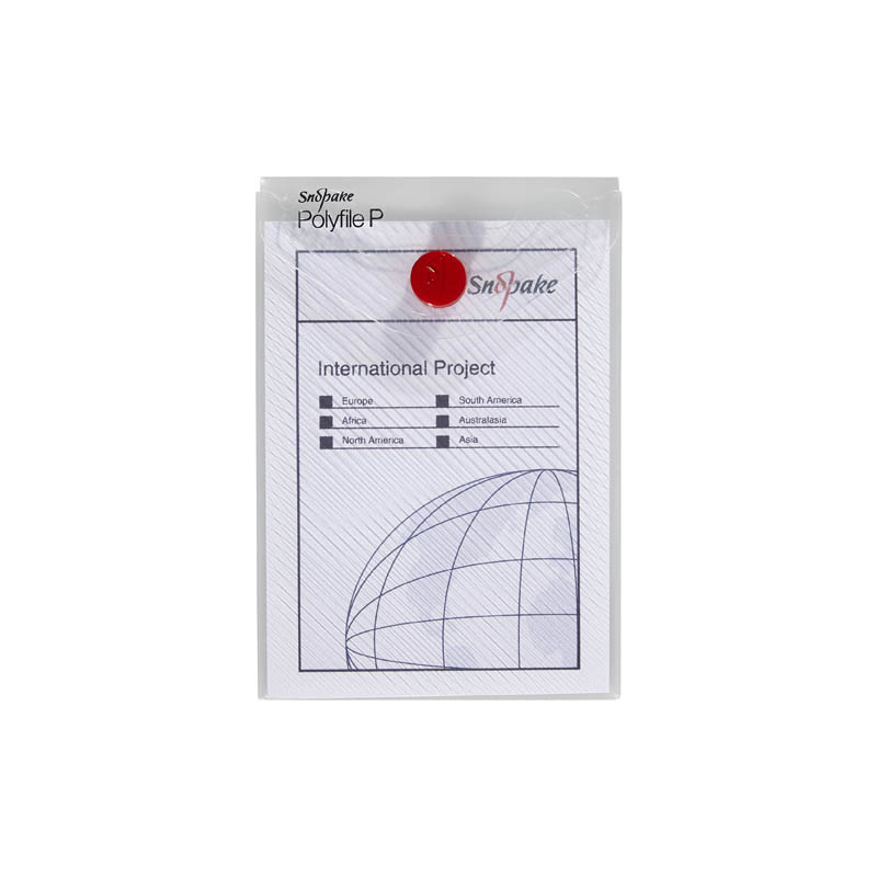 Spisové desky s drukem Snopake Polyfile - A7 / čirá