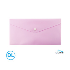 Spisové desky s drukem LUMA - DL / pastelová růžová