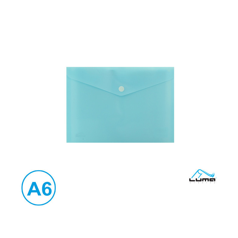 Spisové desky s drukem LUMA - A6 / pastelová modrá