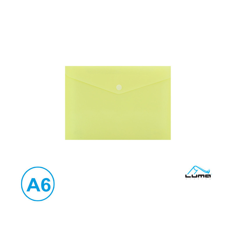 Spisové desky s drukem LUMA - A6 / pastelová žlutá