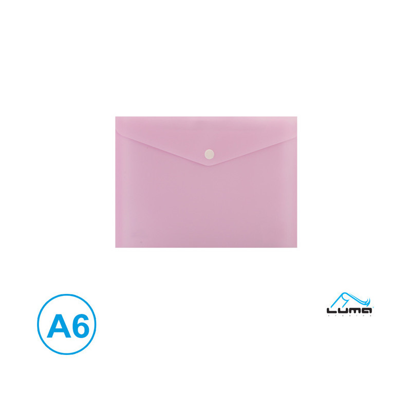 Spisové desky s drukem LUMA - A6 / pastelová růžová