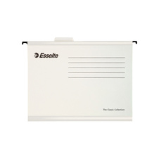 Závěsné desky Esselte Classic Collection - bílá