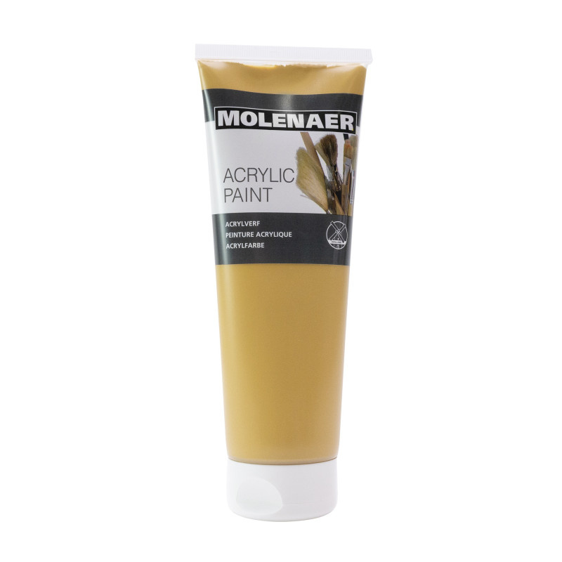 Akrylová barva Molenaer - 250 ml / okrová