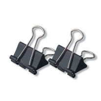 Klipy kovové černé - 51 mm