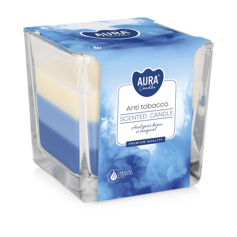 Vonná svíčka tříbarevná - Antitabák