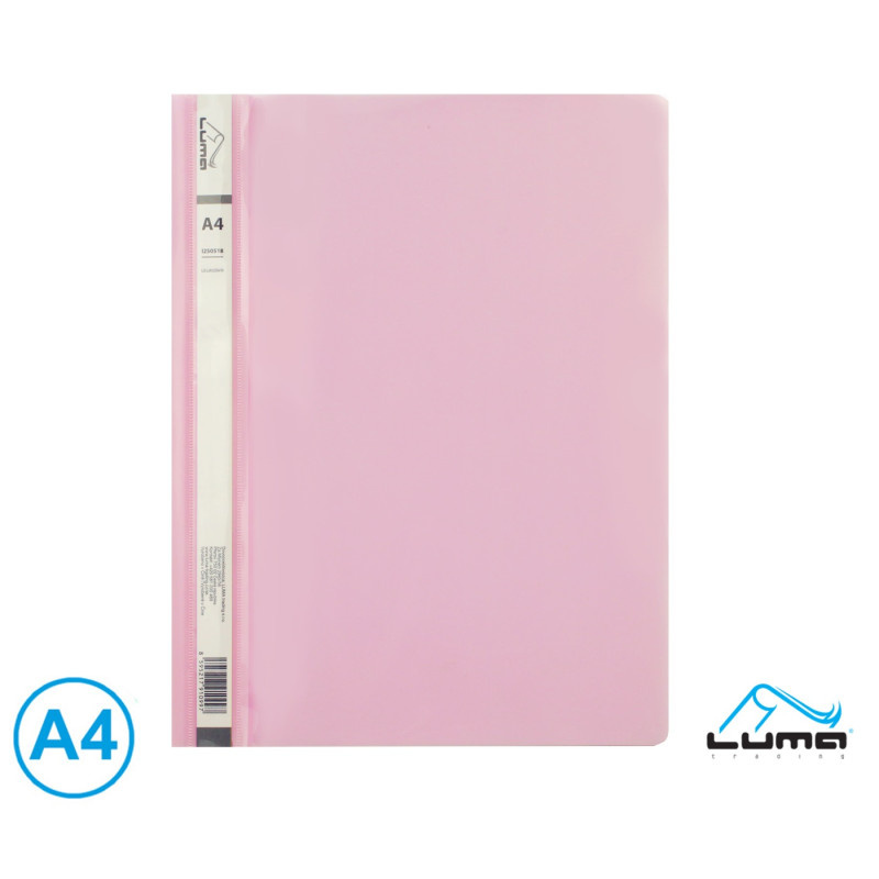 Rychlovazač A4 plastový LUMA - pastelová fialová