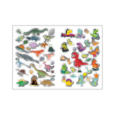 Metalické samolepky - Dinosauři