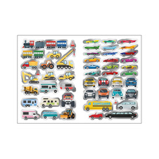 Metalické samolepky - Doprava