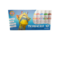 Temperové barvy - 10 barev / tuby 16 ml