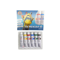 Temperové barvy - 6 barev / tuby 16 ml