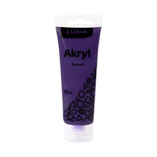 Akrylová barva LUMA - 75 ml / fialová